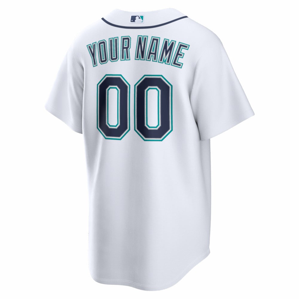Seattle Mariners Nike Home Replica Custom Jersey Near Me