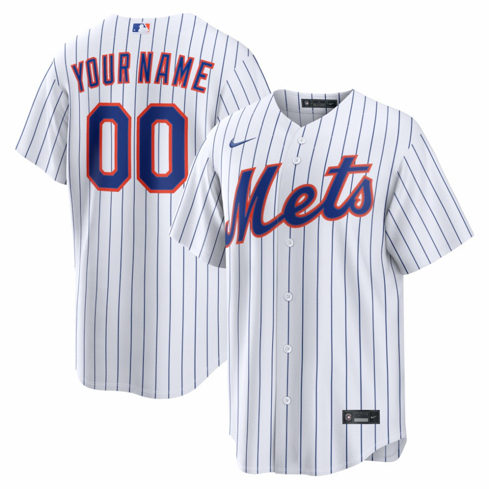 New York Mets Nike Home Replica Custom Jersey Online
