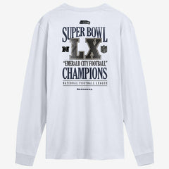Seattle Seahawks Super Bowl LX Champions Long Ball Long Sleeve T-Shirt - White - Nike