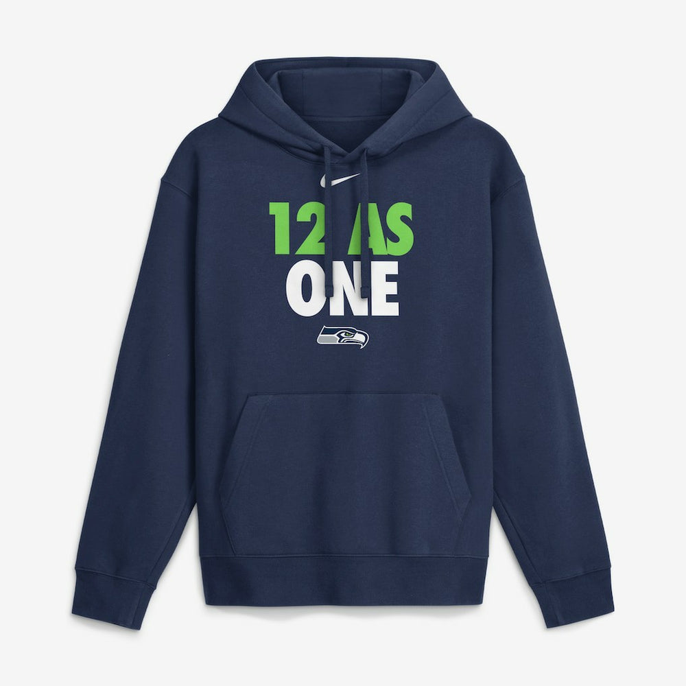 Seattle Seahawks 12 As One Hoodie - Navy - Nike