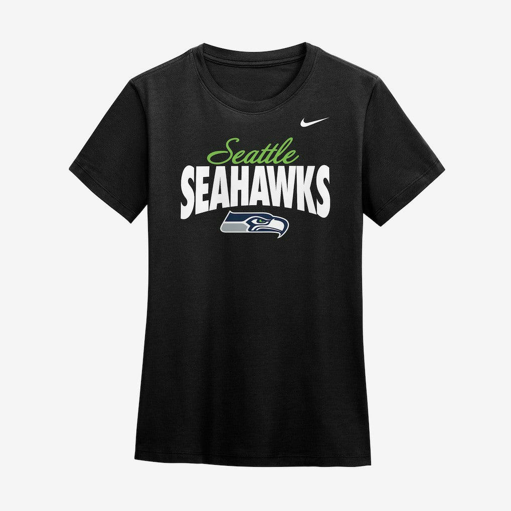 Seattle Seahawks Women's Club T-Shirt - Black - Nike