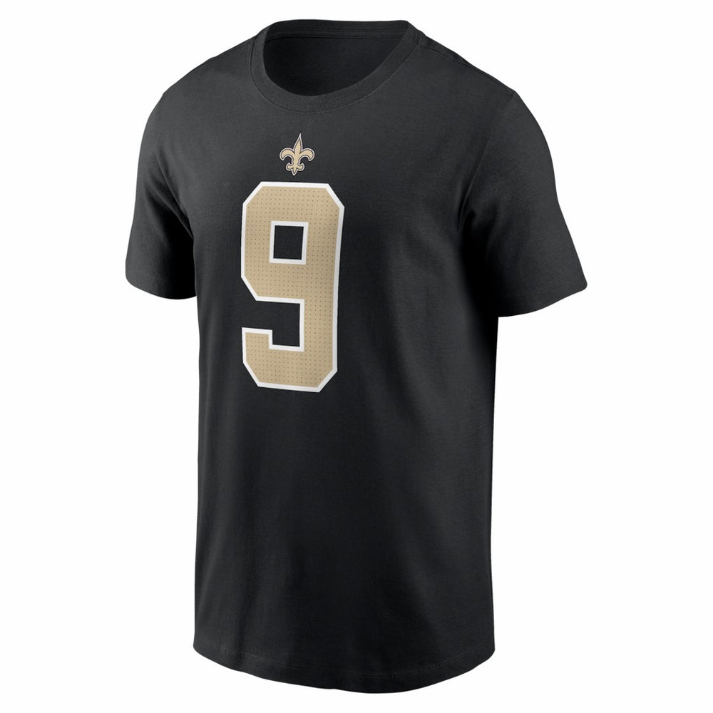 Drew Brees New Orleans Saints Retired Player Name & Number T-Shirt - Black - Nike