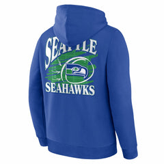 Seattle Seahawks Classic Scribble Legacy Fleece Hoodie - Royal - Fanatics
