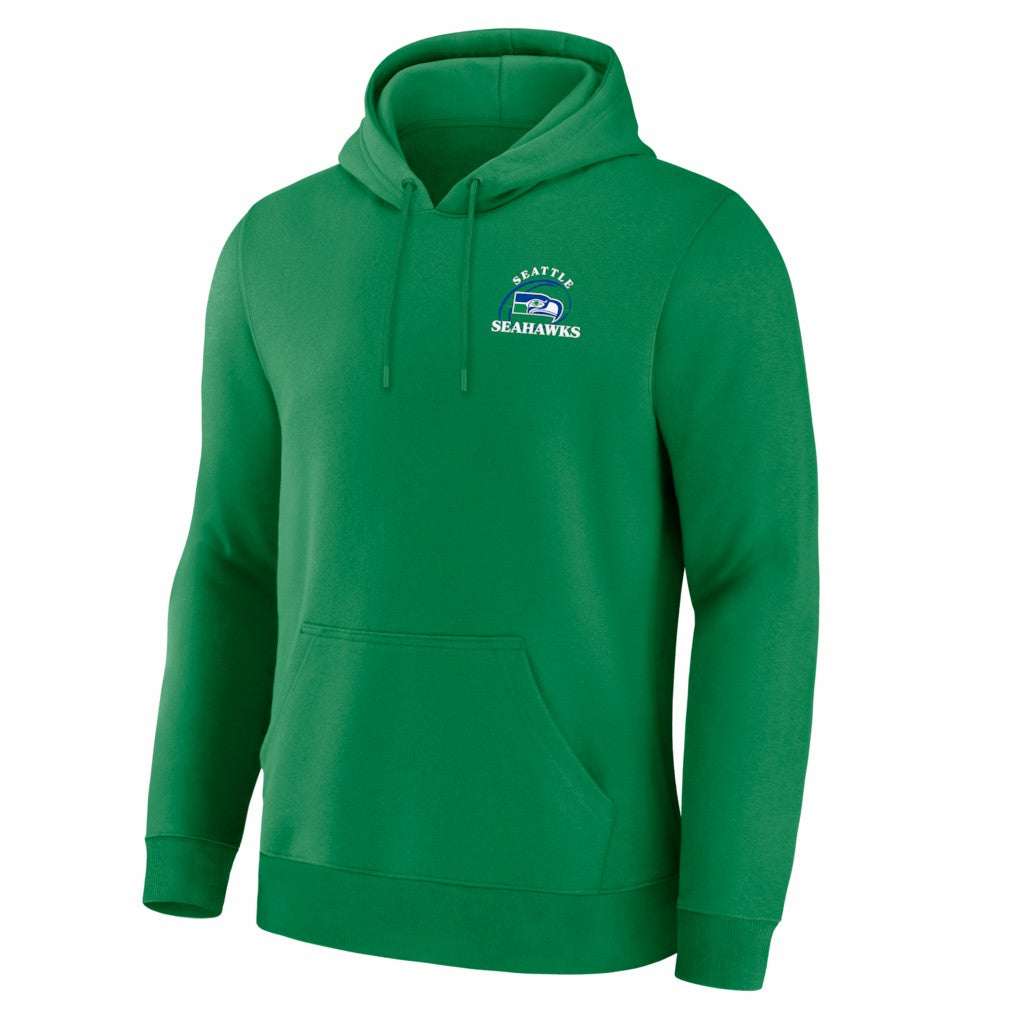 Seattle Seahawks Classic Scribble Legacy Fleece Hoodie - Apple Green - Fanatics