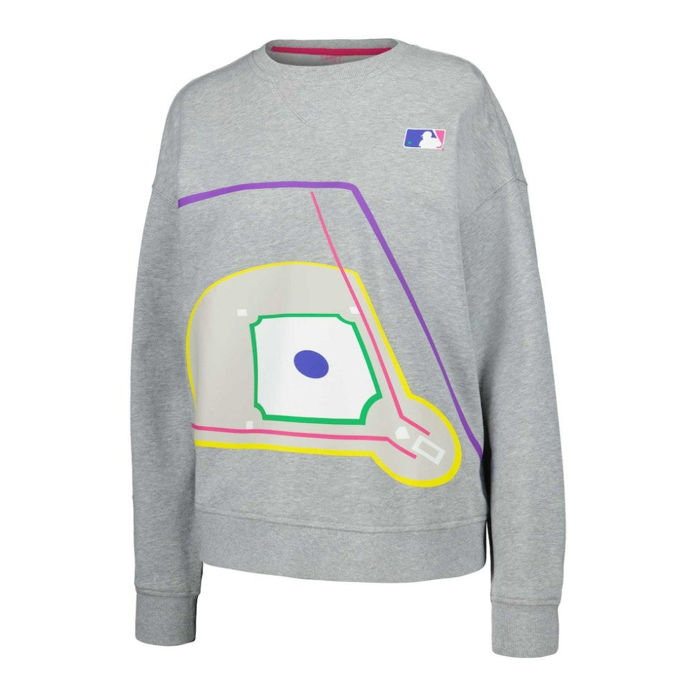 Terez MLB Women's Baseball Field Pullover Sweatshirt Online