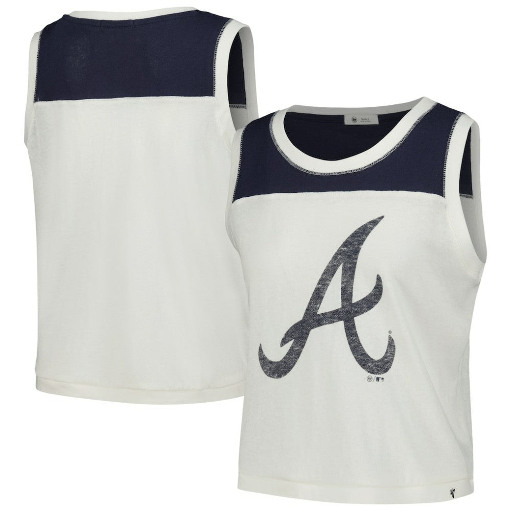 Atlanta Braves '47 Women's Premier Zoey Waist Length Tank Top for sale