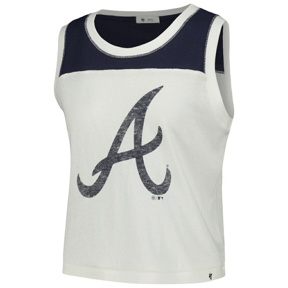 Atlanta Braves '47 Women's Premier Zoey Waist Length Tank Top for sale