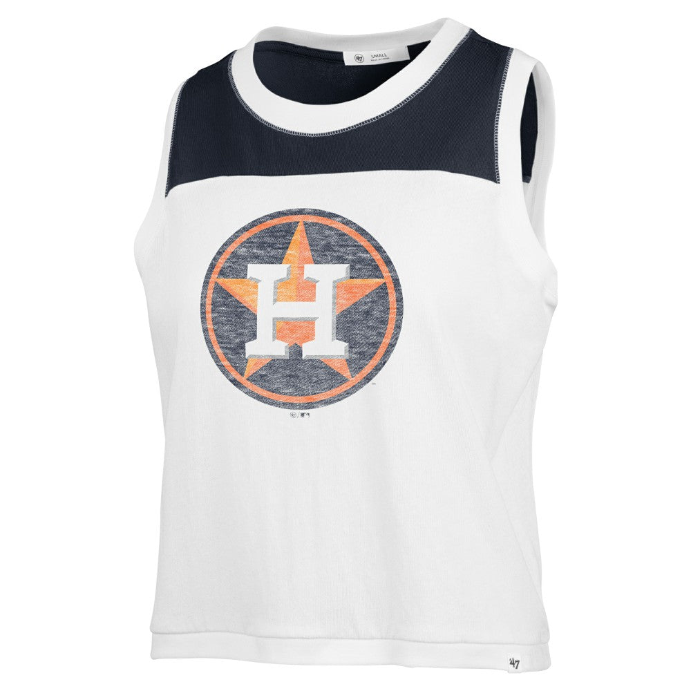 Houston Astros '47 Women's Premier Zoey Waist Length Tank Top Discount