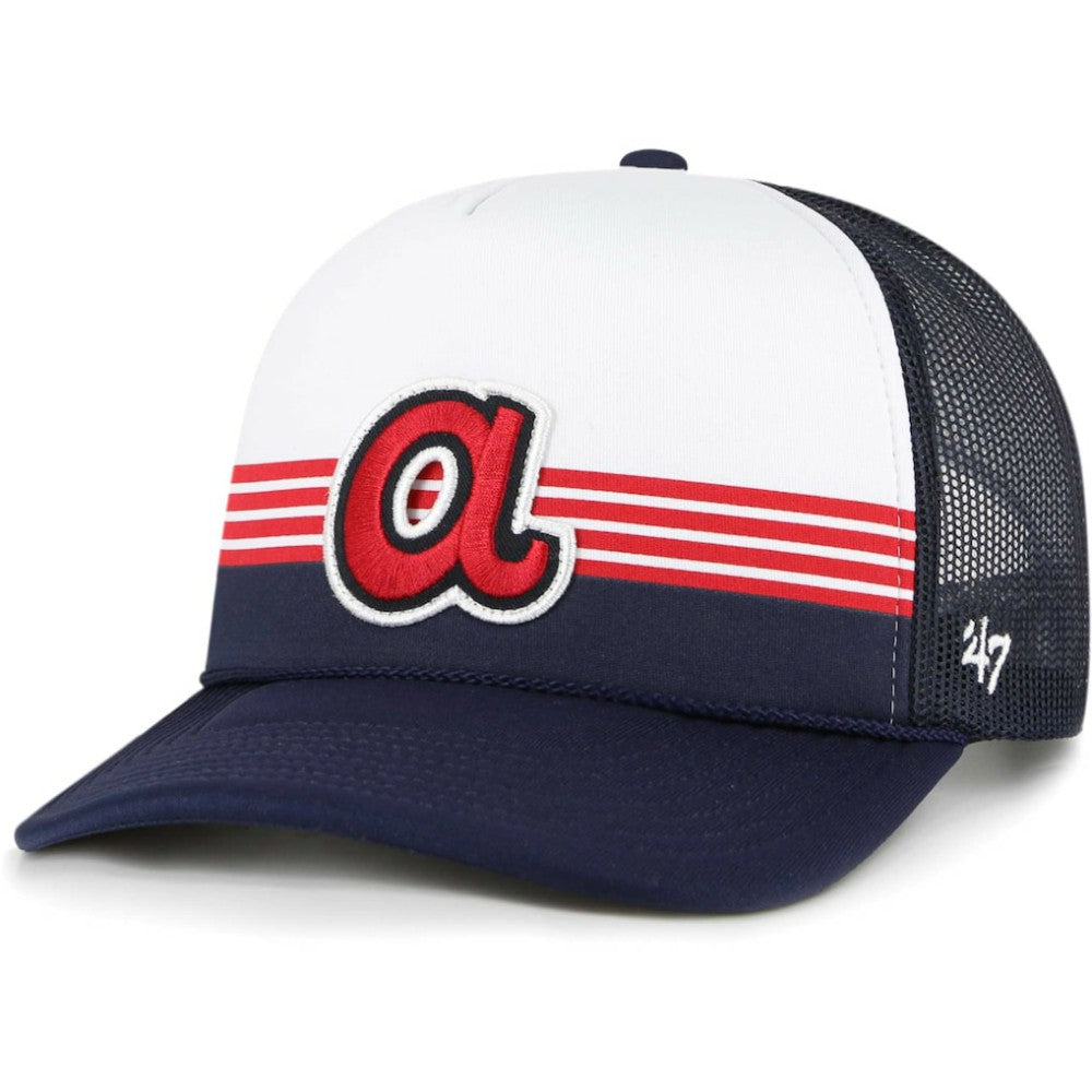 Atlanta Braves '47 Lift Off Foam Front Mesh Trucker Adjustable Hat Online