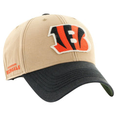 Cincinnati Bengals '47 Dusted Sedgwick MVP Adjustable Hat - Khaki/Black - 47 brand