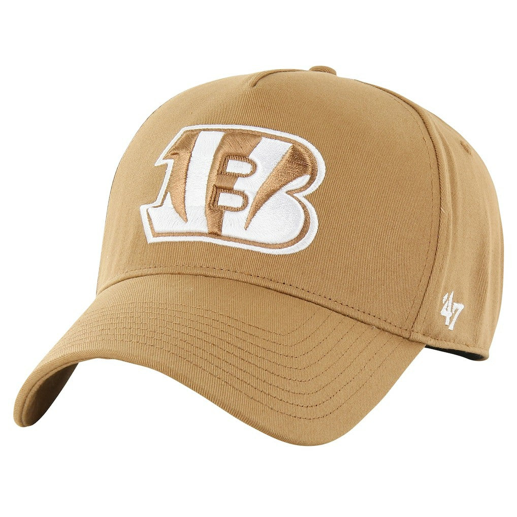 Cincinnati Bengals '47 Ballpark MVP Adjustable Hat - Tan - 47 brand