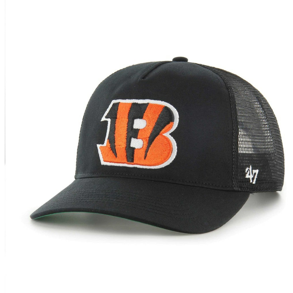 Cincinnati Bengals '47 Mesh Hitch Trucker Adjustable Hat - Black - 47 brand