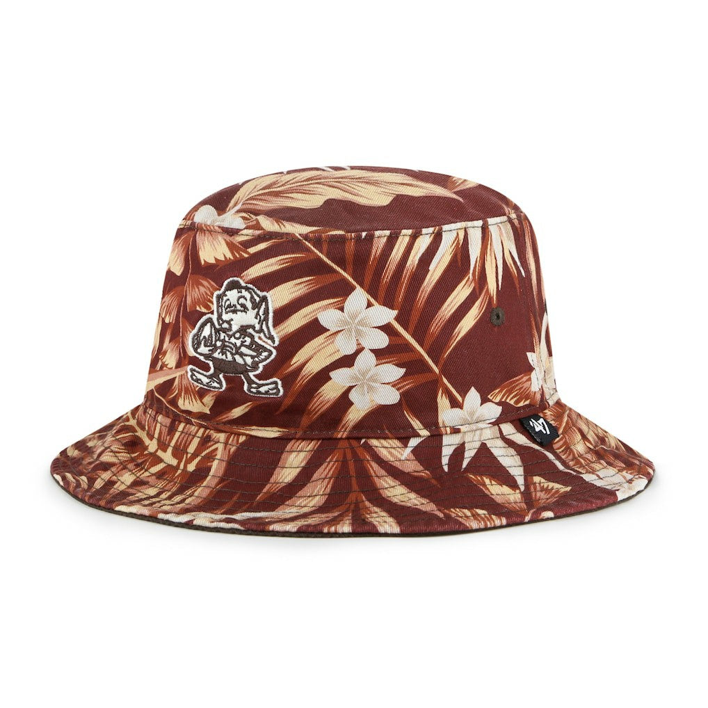 Cleveland Browns '47 Tropicalia Bucket Hat - Brown - 47 brand