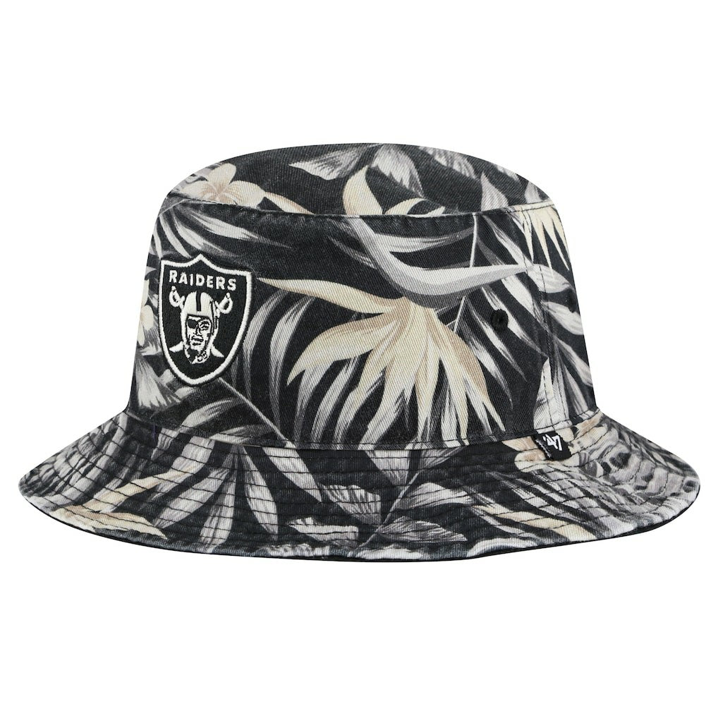 Las Vegas Raiders '47 Tropicalia Bucket Hat - Black - 47 brand