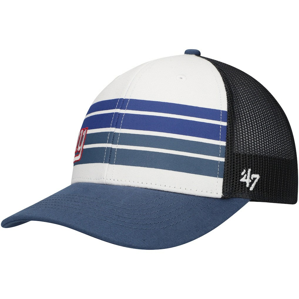 New York Giants '47 Youth Cove Trucker Adjustable Hat - White/Blue - 47 brand