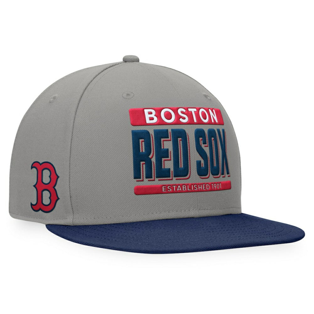 Boston Red Sox Fanatics Line Drive Two-Tone Snapback Hat for sale