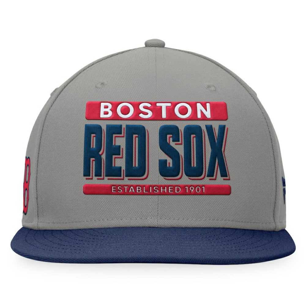 Boston Red Sox Fanatics Line Drive Two-Tone Snapback Hat for sale