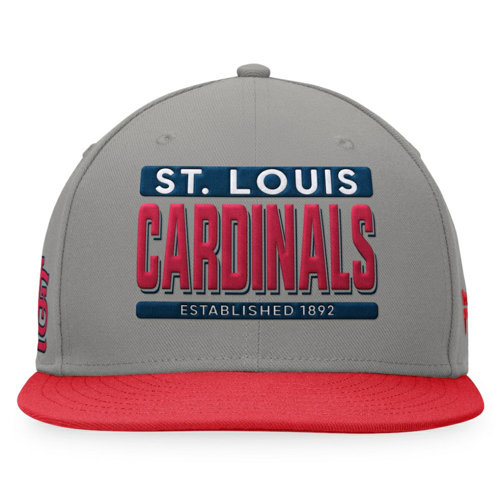 St. Louis Cardinals Fanatics Line Drive Two-Tone Snapback Hat Outlet