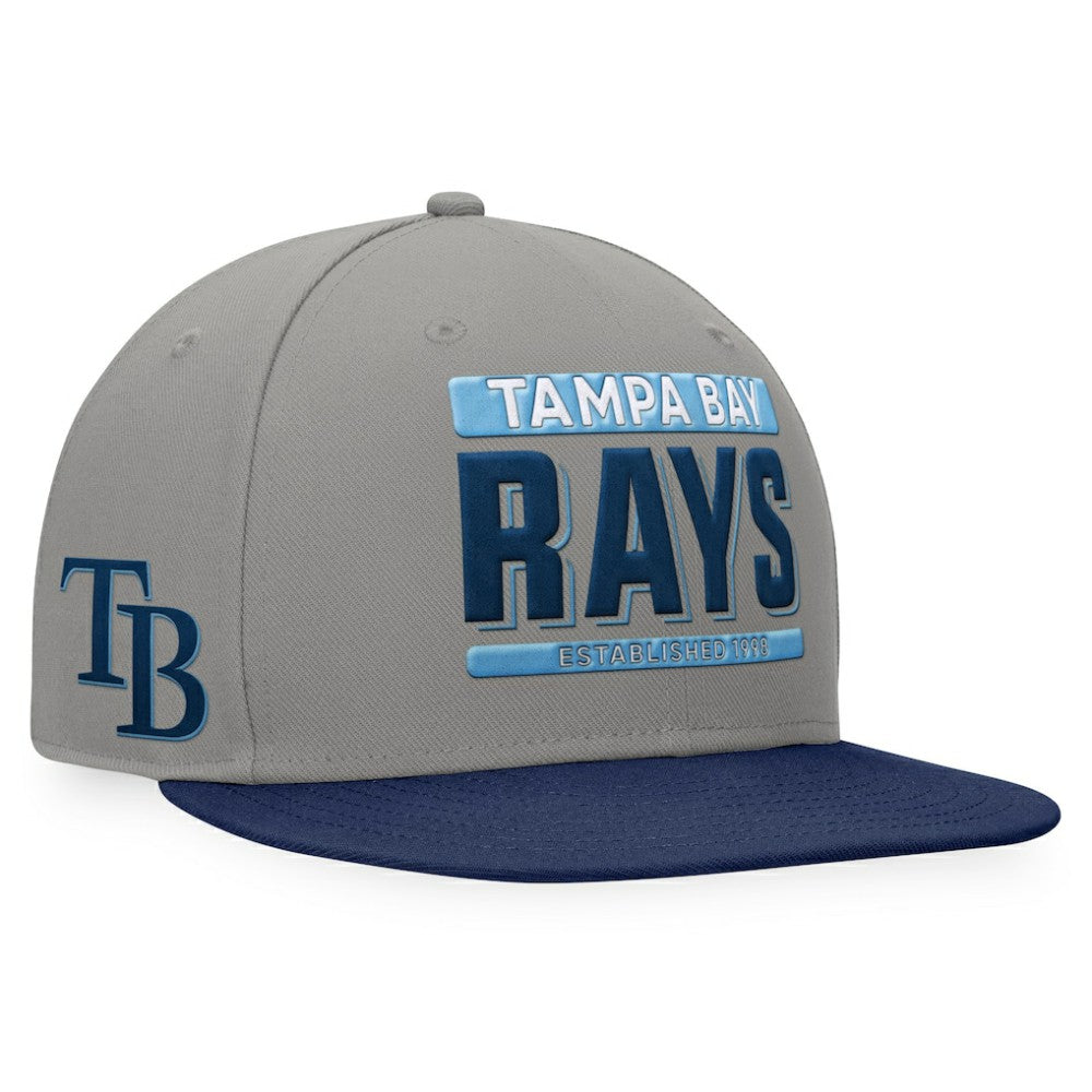 Tampa Bay Rays Fanatics Line Drive Two-Tone Snapback Hat for sale