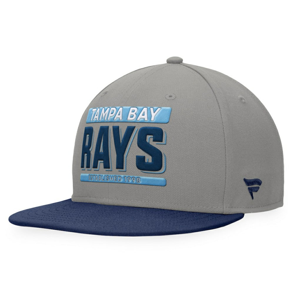 Tampa Bay Rays Fanatics Line Drive Two-Tone Snapback Hat for sale