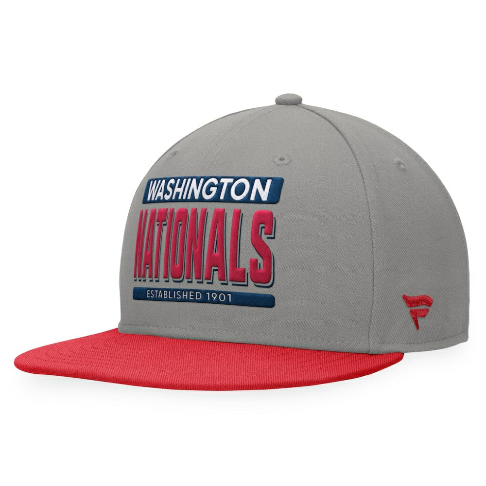 Washington Nationals Fanatics Line Drive Two-Tone Snapback Hat for sale