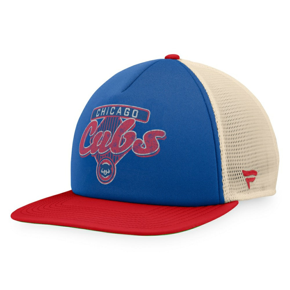 Chicago Cubs Fanatics Cooperstown Collection Talley Foam Trucker Snapback Hat Online