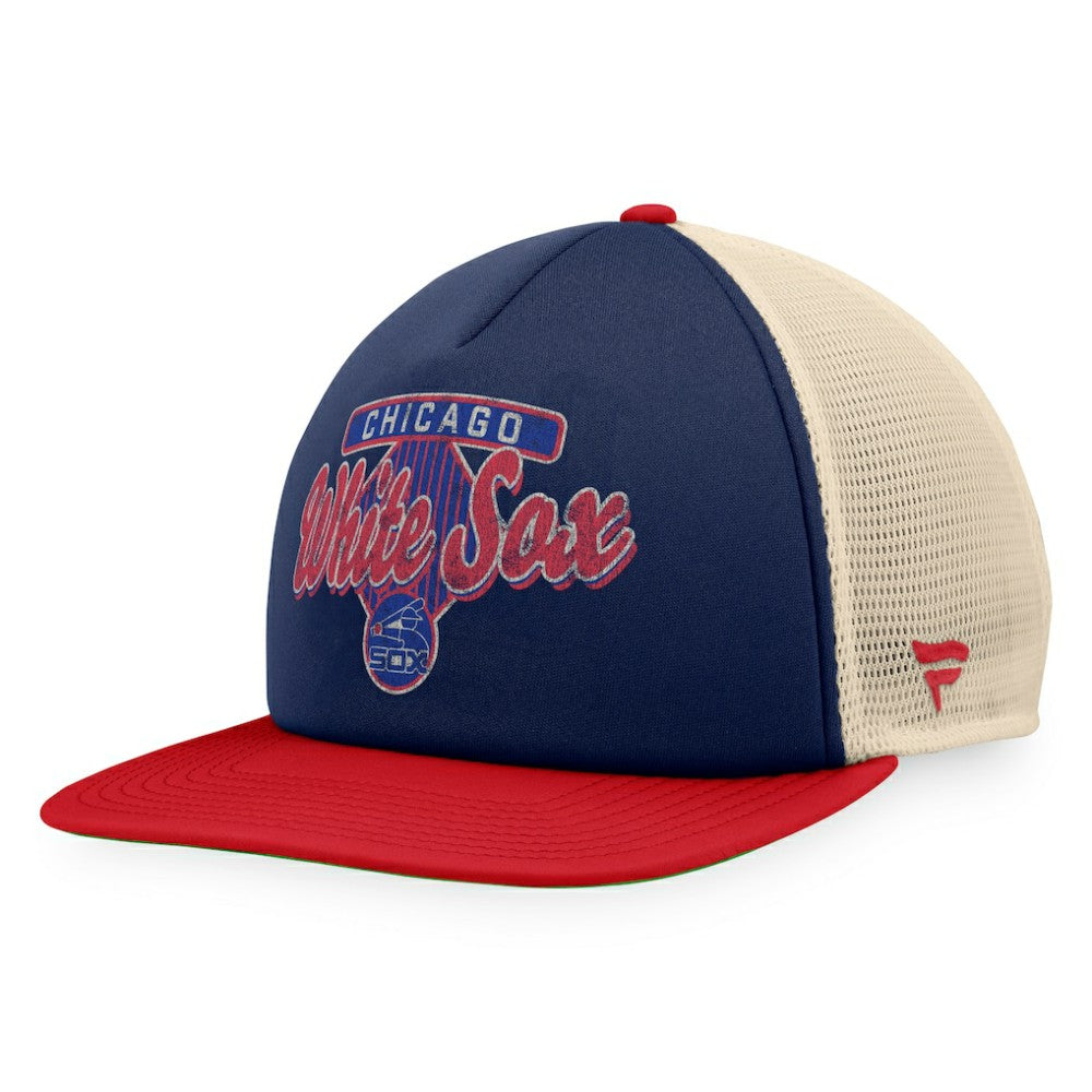 Chicago White Sox Fanatics Cooperstown Collection Talley Foam Trucker Snapback Hat Discount