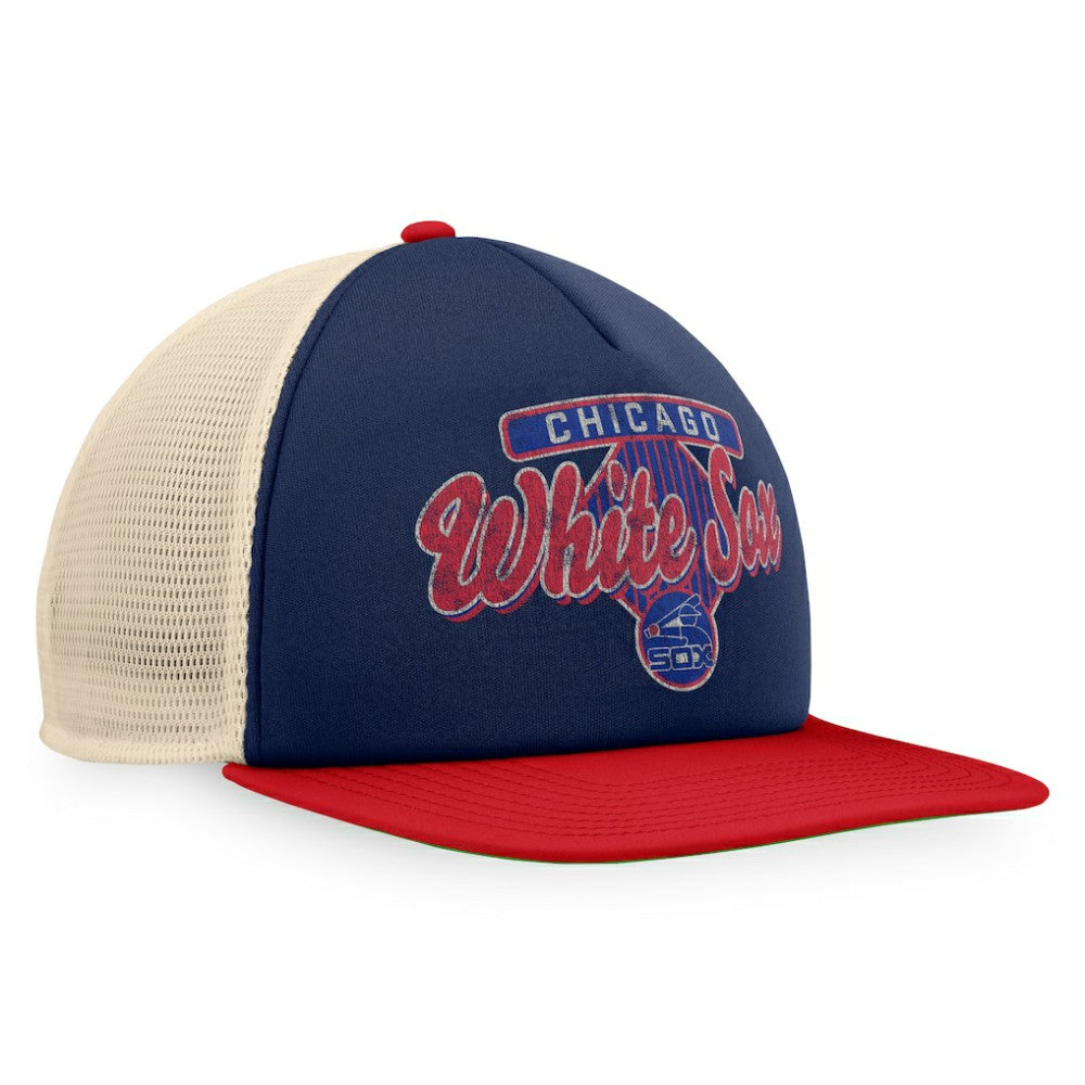 Chicago White Sox Fanatics Cooperstown Collection Talley Foam Trucker Snapback Hat Discount