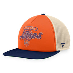 Houston Astros Fanatics Cooperstown Collection Talley Foam Trucker Snapback Hat Outlet