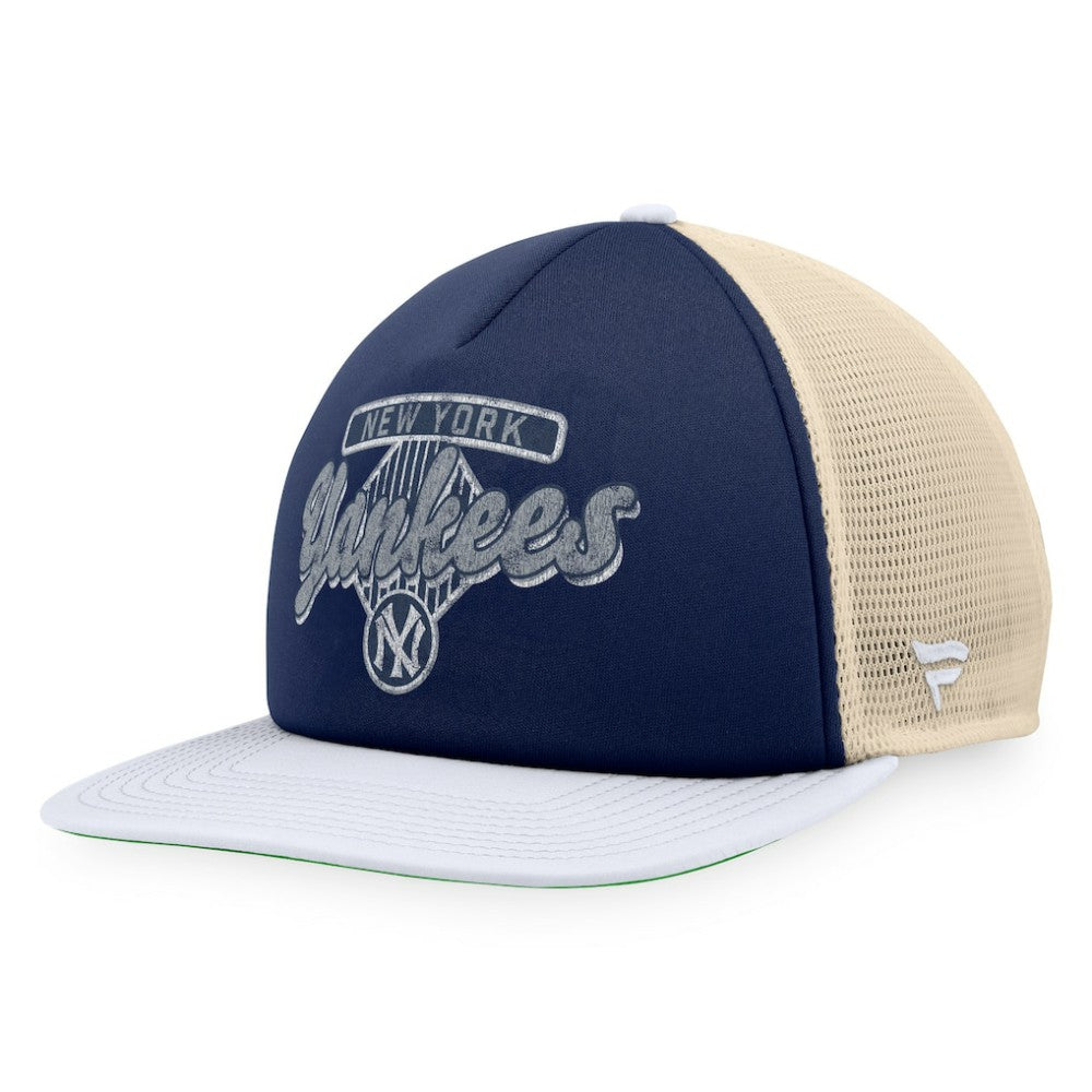 New York Yankees Fanatics Cooperstown Collection Talley Foam Trucker Snapback Hat Discount