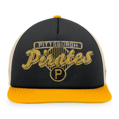 Pittsburgh Pirates Fanatics Cooperstown Collection Talley Foam Trucker Snapback Hat for sale