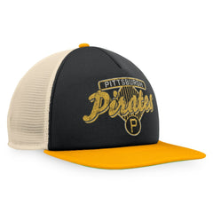 Pittsburgh Pirates Fanatics Cooperstown Collection Talley Foam Trucker Snapback Hat for sale