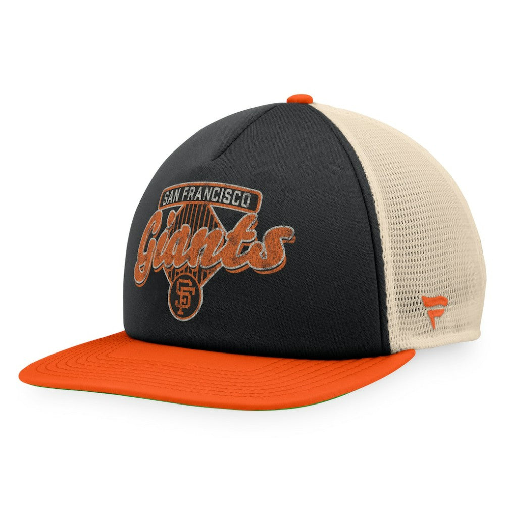 San Francisco Giants Fanatics Cooperstown Collection Talley Foam Trucker Snapback Hat Online