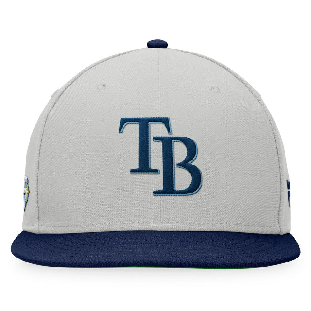 Tampa Bay Rays Fanatics Glory Days Two-Tone Snapback Hat Online