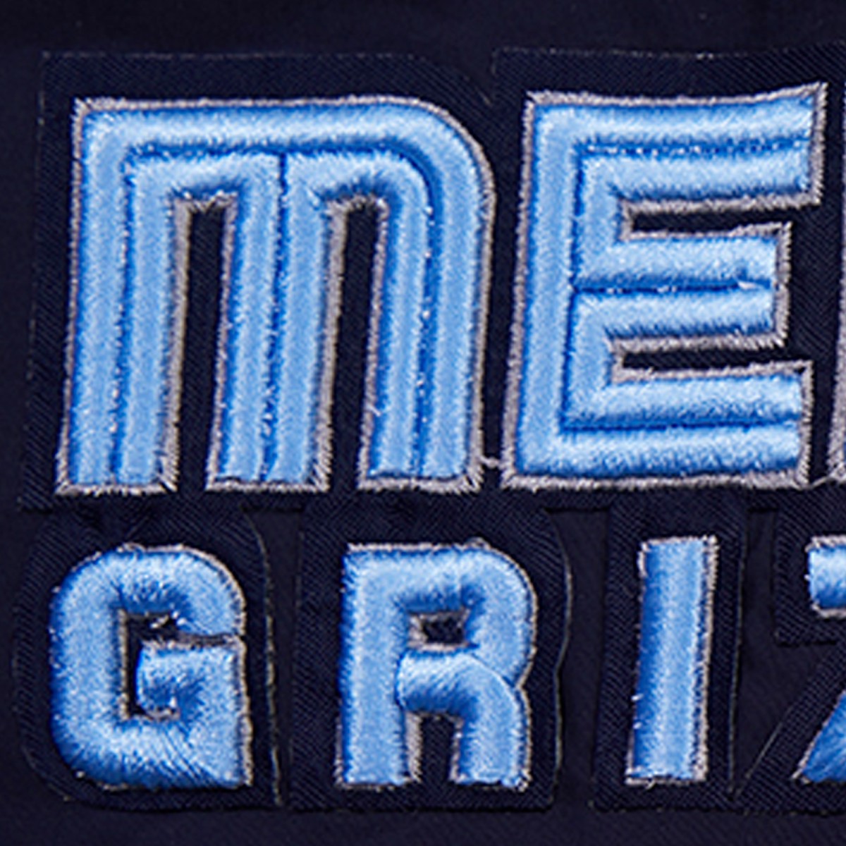 Memphis Grizzlies Pro Standard Hybrid Full-Zip Hoodie Navy