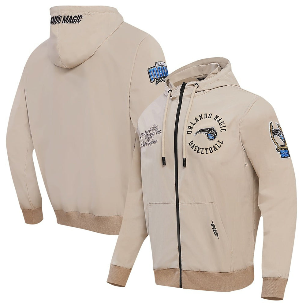 Orlando Magic Pro Standard Hybrid Full-Zip Hoodie Khaki
