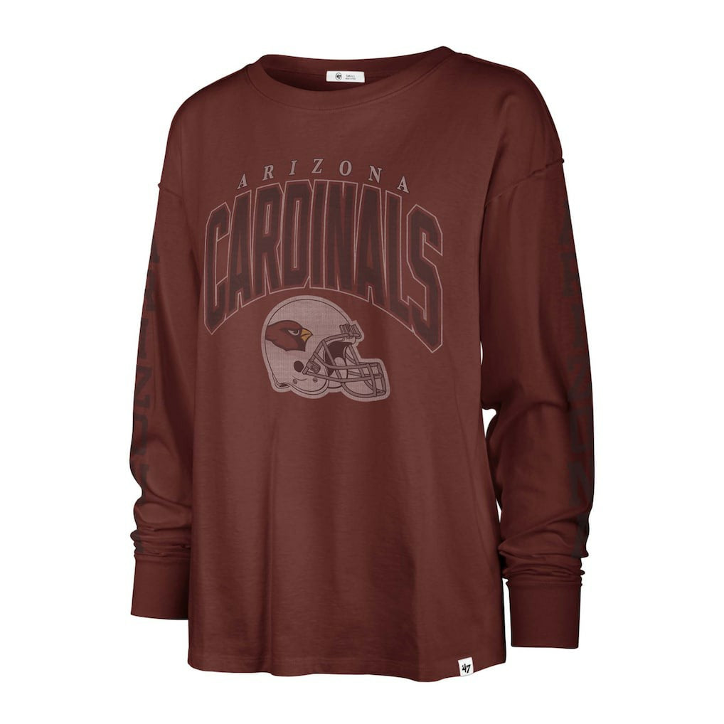 Arizona Cardinals '47 Women's Tom Cat Lightweight Long Sleeve T-Shirt - Cardinal - 47 brand