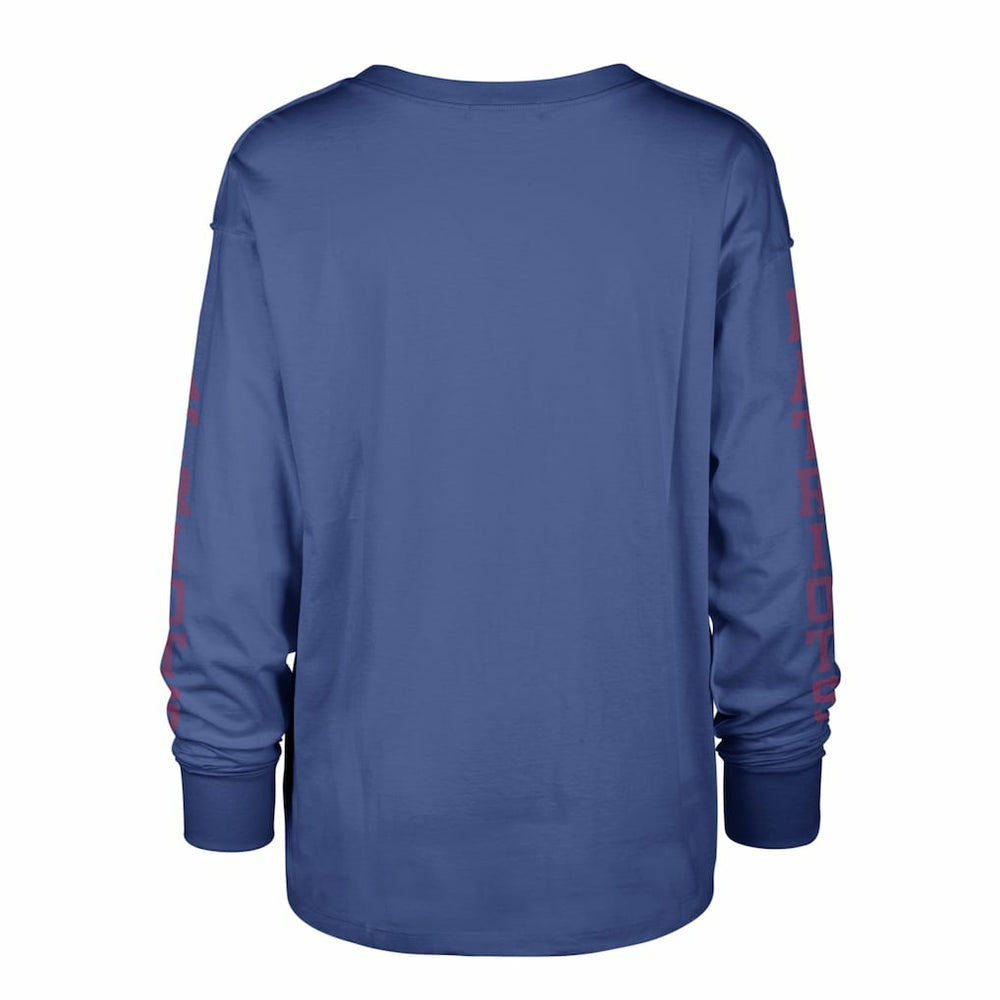 New England Patriots '47 Women's Tom Cat Lightweight Long Sleeve T-Shirt - Royal - 47 brand