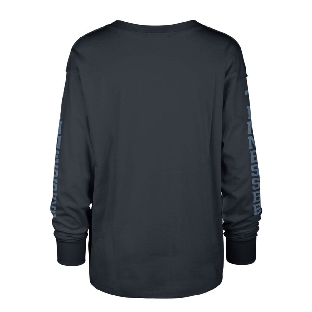Tennessee Titans '47 Women's Tom Cat Lightweight Long Sleeve T-Shirt - Navy - 47 brand