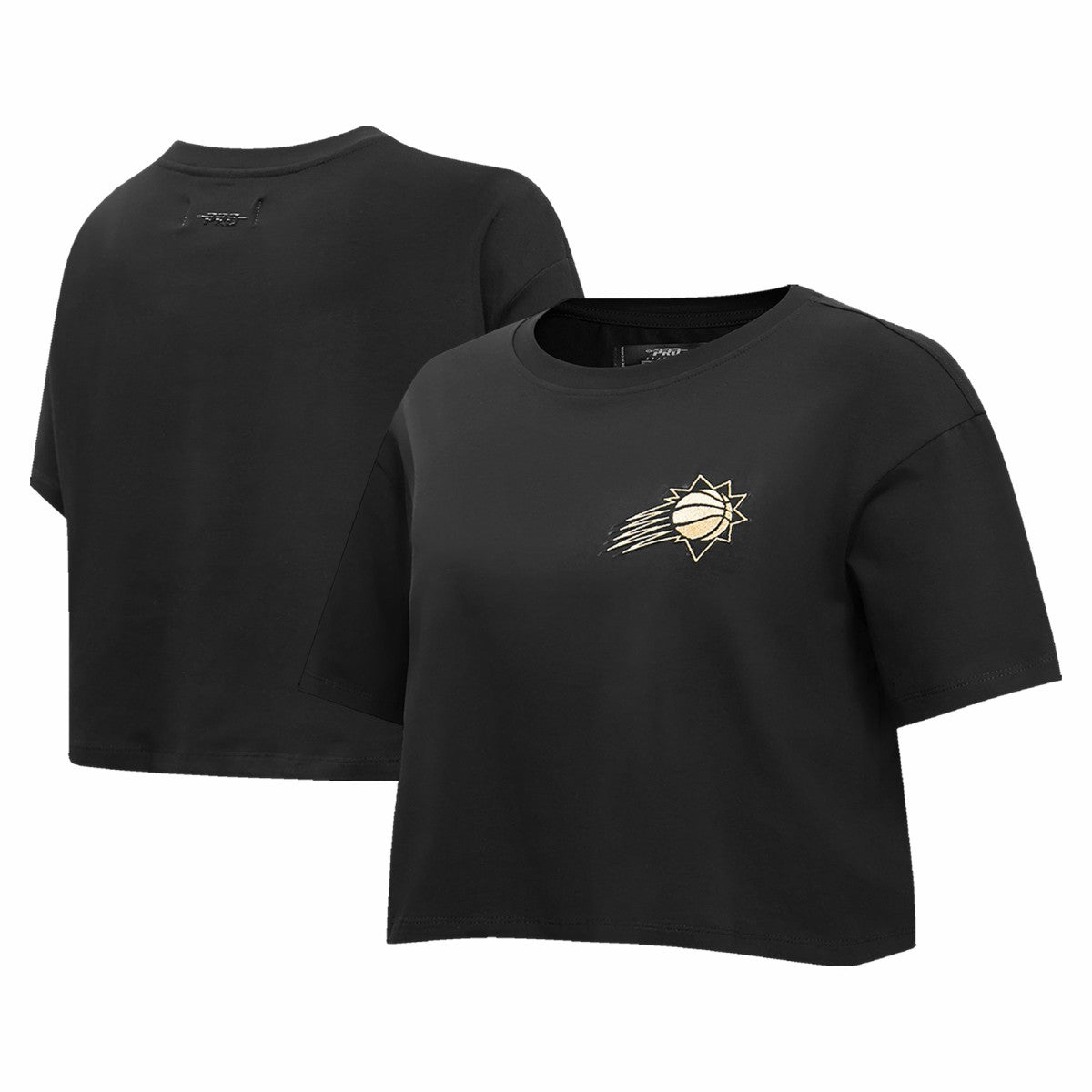 Phoenix Suns Pro Standard Women's Holiday Glam Boxy T-Shirt Black