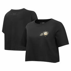 Phoenix Suns Pro Standard Women's Holiday Glam Boxy T-Shirt Black