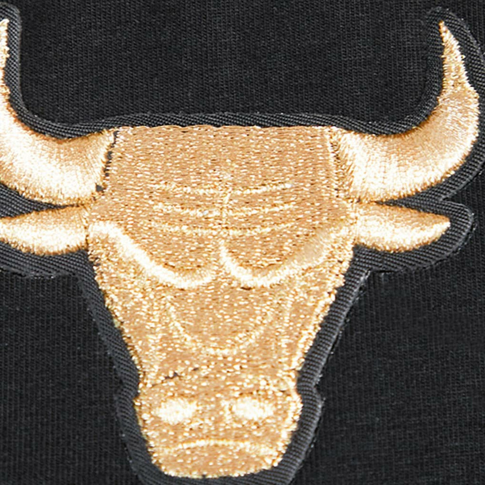 Chicago Bulls Pro Standard Women's Holiday Glam Boxy T-Shirt Black