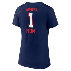 New England Patriots Women's Mother's Day V-Neck T-Shirt - Navy - Fanatics