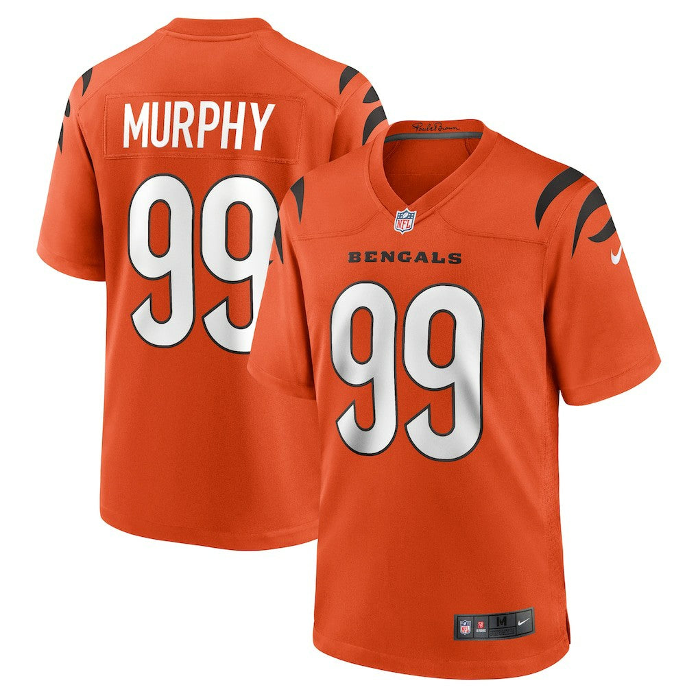 Myles Murphy Cincinnati Bengals Alternate Game Jersey - Orange - Nike