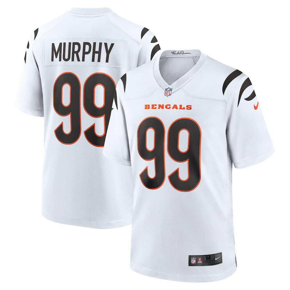 Myles Murphy Cincinnati Bengals Team Game Jersey - White - Nike