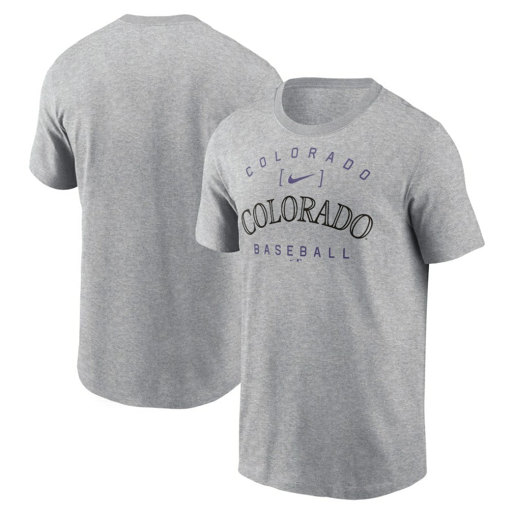 Colorado Rockies Nike Home Team Athletic Arch T-Shirt for sale