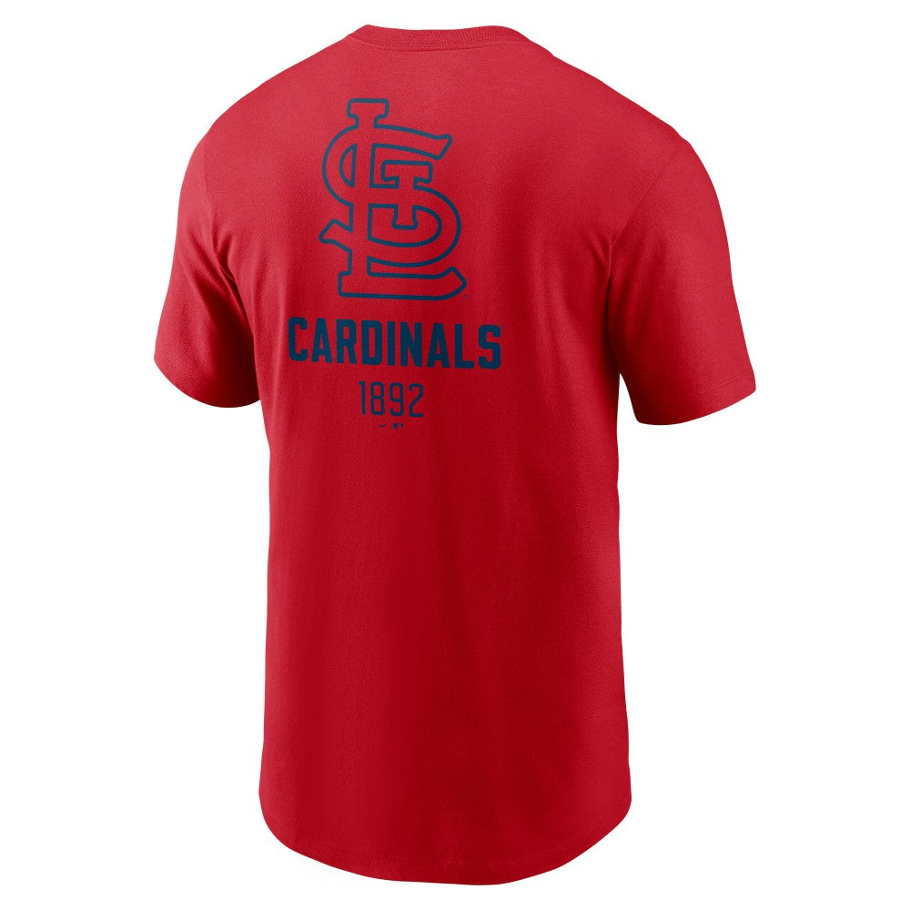 St. Louis Cardinals Nike Large Logo Back Stack T-Shirt Online