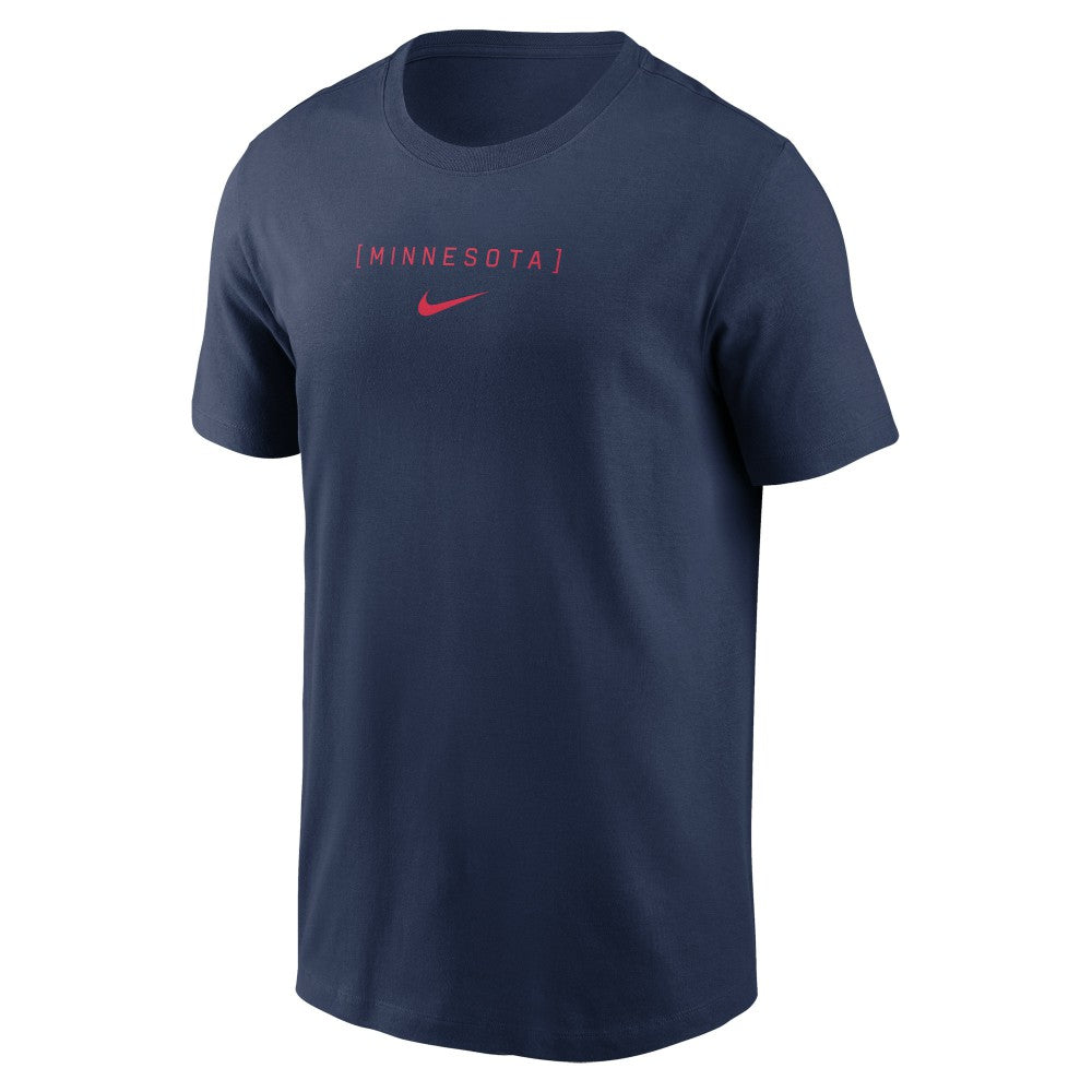 Minnesota Twins Nike Large Logo Back Stack T-Shirt Sale