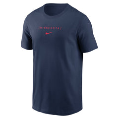 Minnesota Twins Nike Large Logo Back Stack T-Shirt Sale
