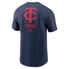 Minnesota Twins Nike Large Logo Back Stack T-Shirt Sale